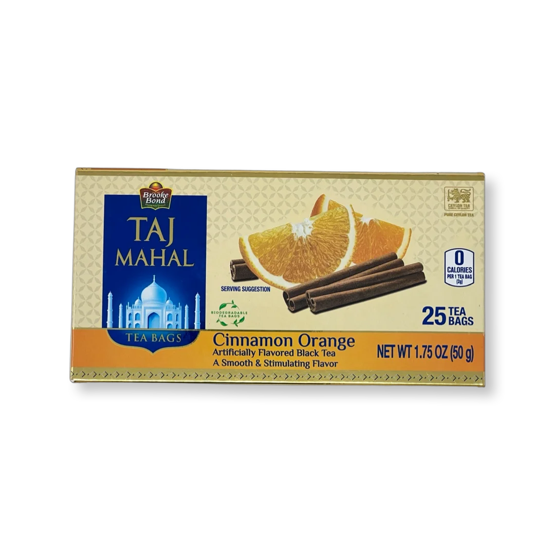 Brooke Brooke Bond Taj Mahal Cinnamon Orange Tea Bags (25x2gms) 